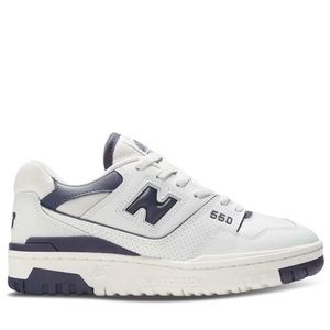 New Balance Women's BB550 Sneakers in Off-White/Navy
